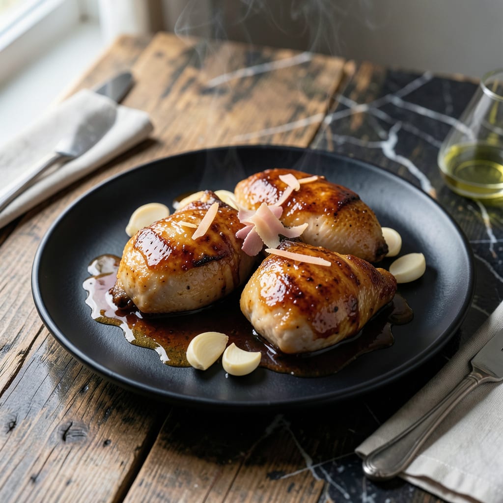 Visual representation of Chicken Recipe With Soy Sauce Honey and Vinegar: Sweet and Tangy Glaze in 30 Minutes