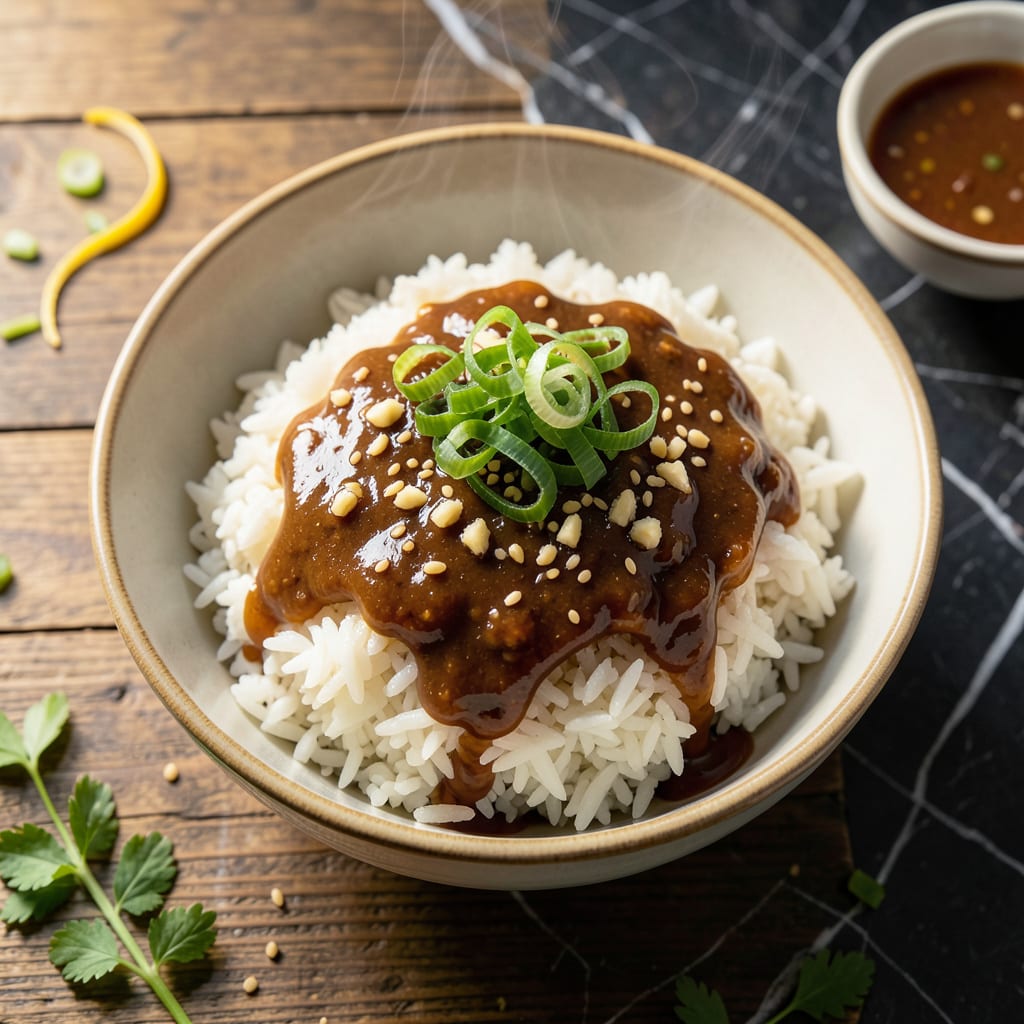 Chicken Rice Bowl Sauce Recipe: Umami Rich Drizzle for Asian Inspiration illustration with key details