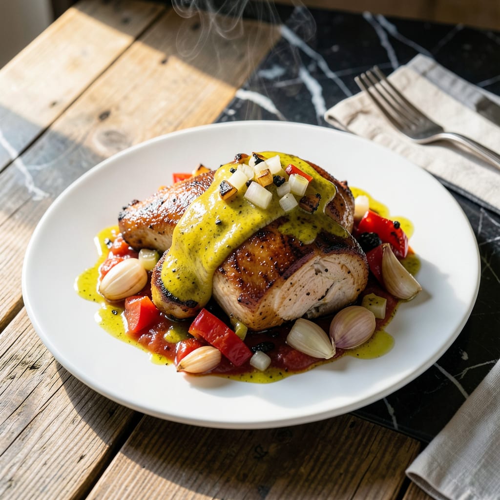 Chicken Rico Yellow Sauce Recipe: Authentic Puerto Rican Creamy Delight detailed visual guide