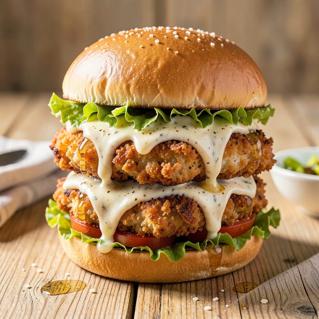 Chicken Sandwich Sauce Recipe: Creamy, Tangy Spread for Crispy Layers example with annotations