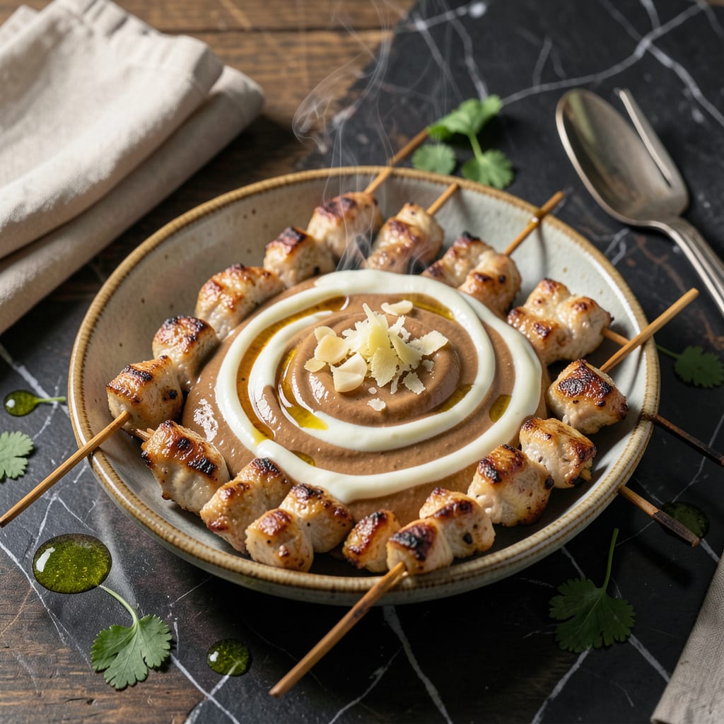 Chicken Satay Dipping Sauce Recipe: Peanut Infused Creamy Delight detailed visual guide