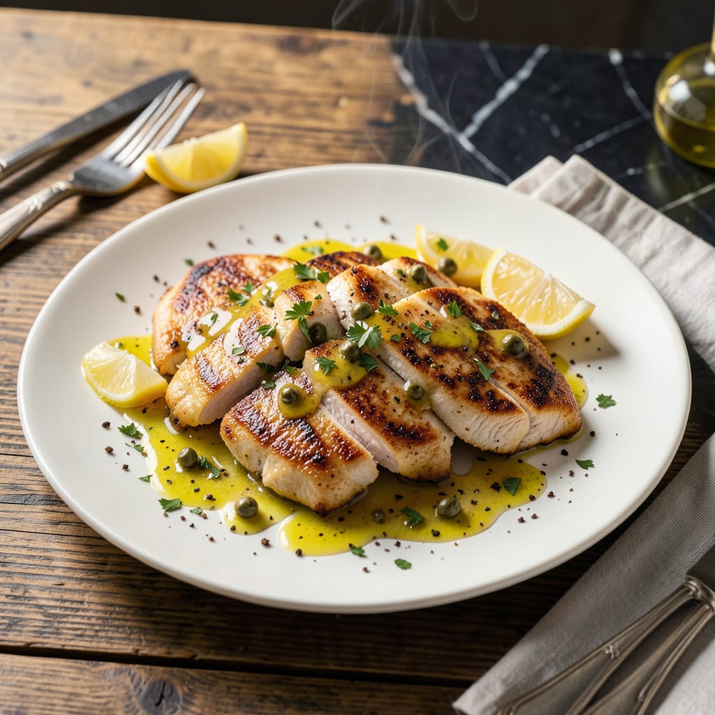 Comprehensive Chicken Scallopini With Lemon Caper Sauce Recipe: Pan Seared Elegance in Minutes visual reference