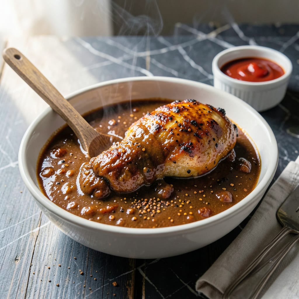 Chicken Shack BBQ Sauce Recipe: Smoky Sweet Heat for Grilling example with annotations