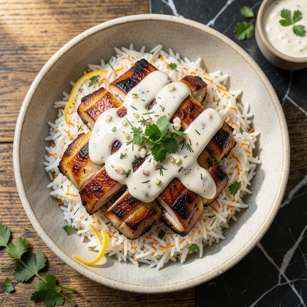 Comprehensive Chicken Shawarma White Sauce Recipe: Garlicky Cream Base for Perfect Drip visual reference