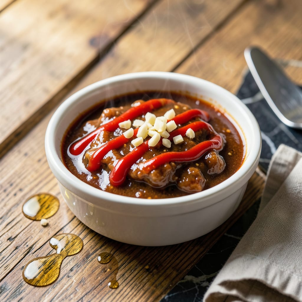 Chicken Sizzler Sauce Recipe: Spicy Indo Chinese Drizzle for Stir Fries illustration with key details