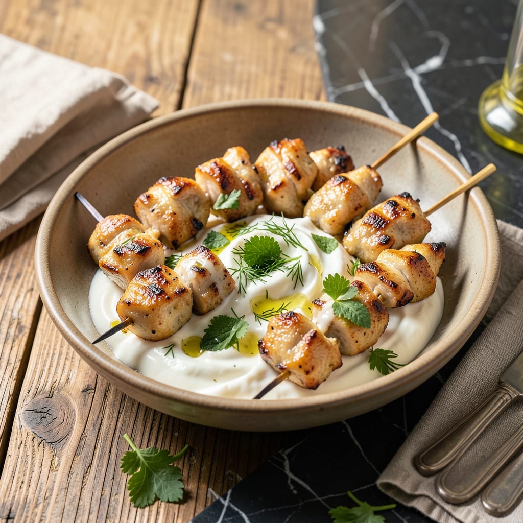 Visual representation of Chicken Skewers Sauce Recipe: Bold Yogurt Herb Dip for Grilled Perfection