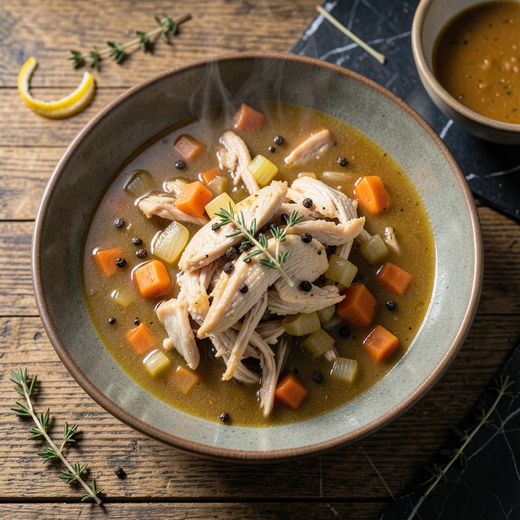 Complete Chicken Soup Sauce Recipe: Savory Base for Dumplings and Noodles overview image