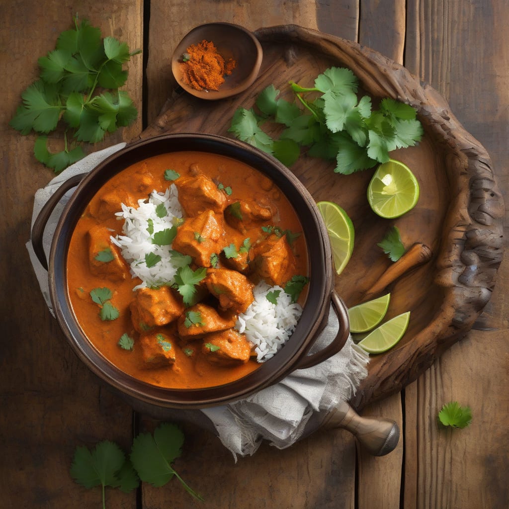 Chicken Tikka Masala Recipe with Coconut Milk: Creamy Indian Inspired Comfort Food illustration with key details