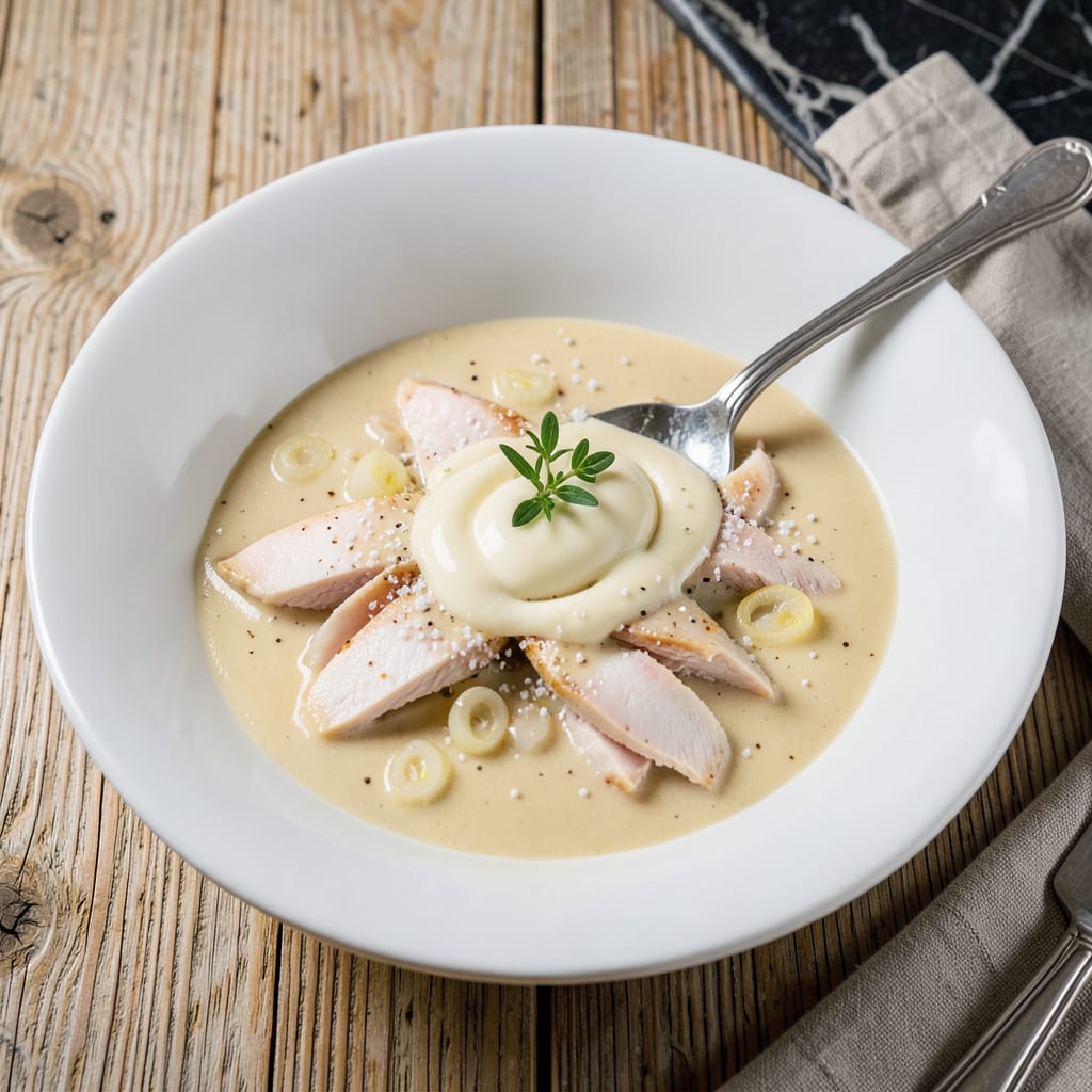 Chicken Velouté Sauce Recipe: Silky French Mother Sauce for Any Dish example with annotations