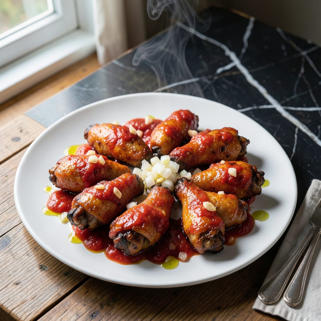 Complete Chicken Wings in Tomato Sauce Recipe: Rich and Savory Simmered Delight overview image