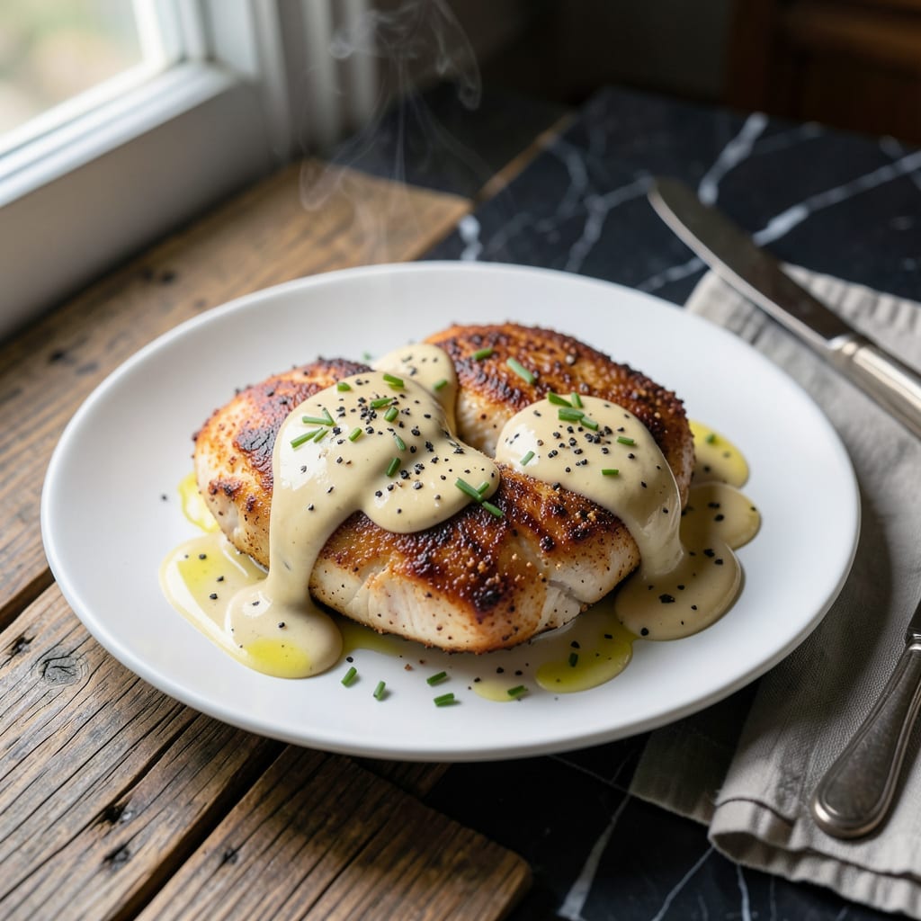 Chicken With Dijon Mustard Sauce Recipe: Velvety Cream with Bold Tang detailed visual guide