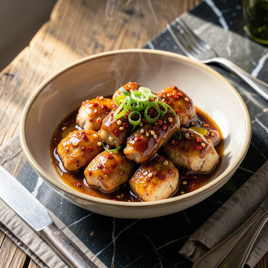 Chilli Chicken Sauce Recipe: Spicy Umami Glaze for Stir Fries example with annotations