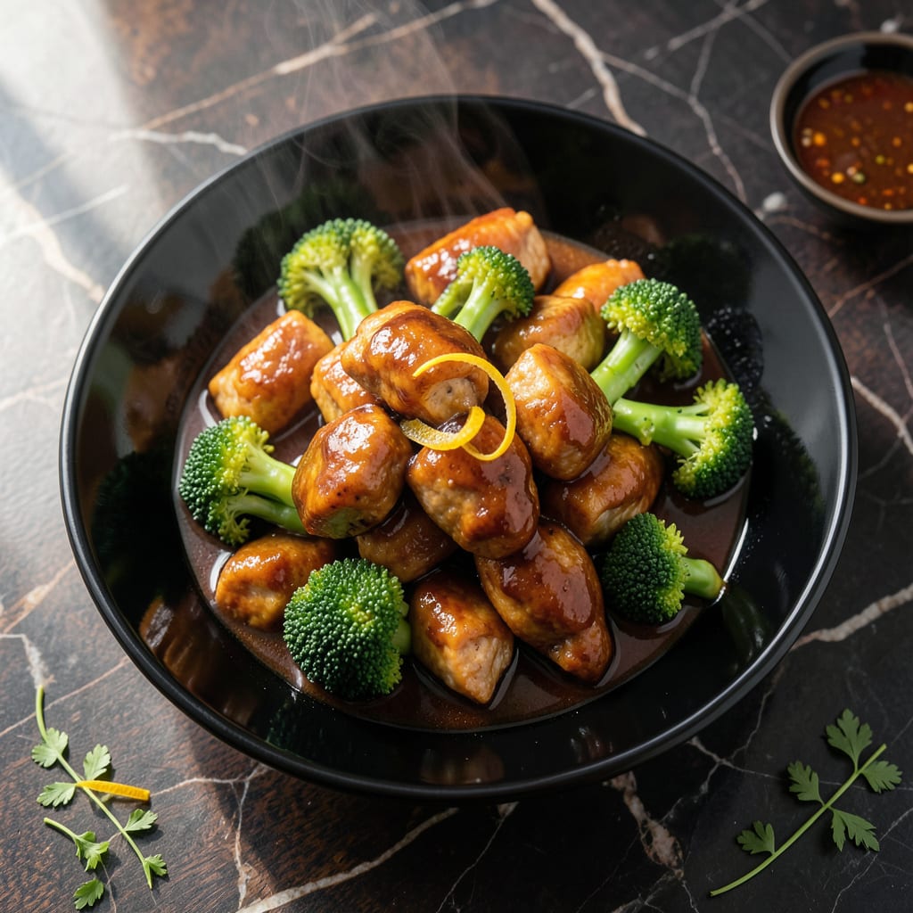 Chinese Chicken and Broccoli Brown Sauce Recipe: Authentic Wok Seared Flavor illustration with key details
