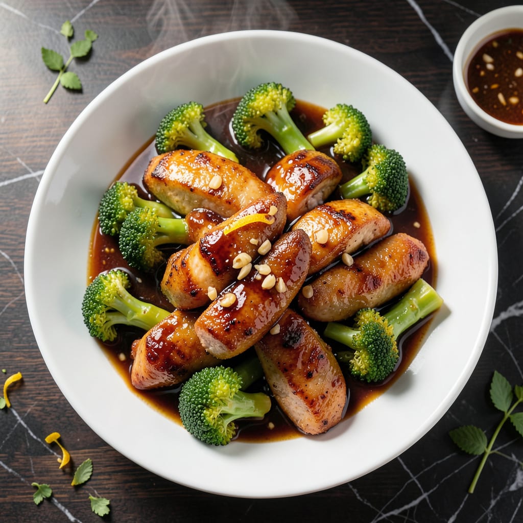 Chinese Chicken and Broccoli Sauce Recipe: Savory Stir Fry Perfection illustration with key details