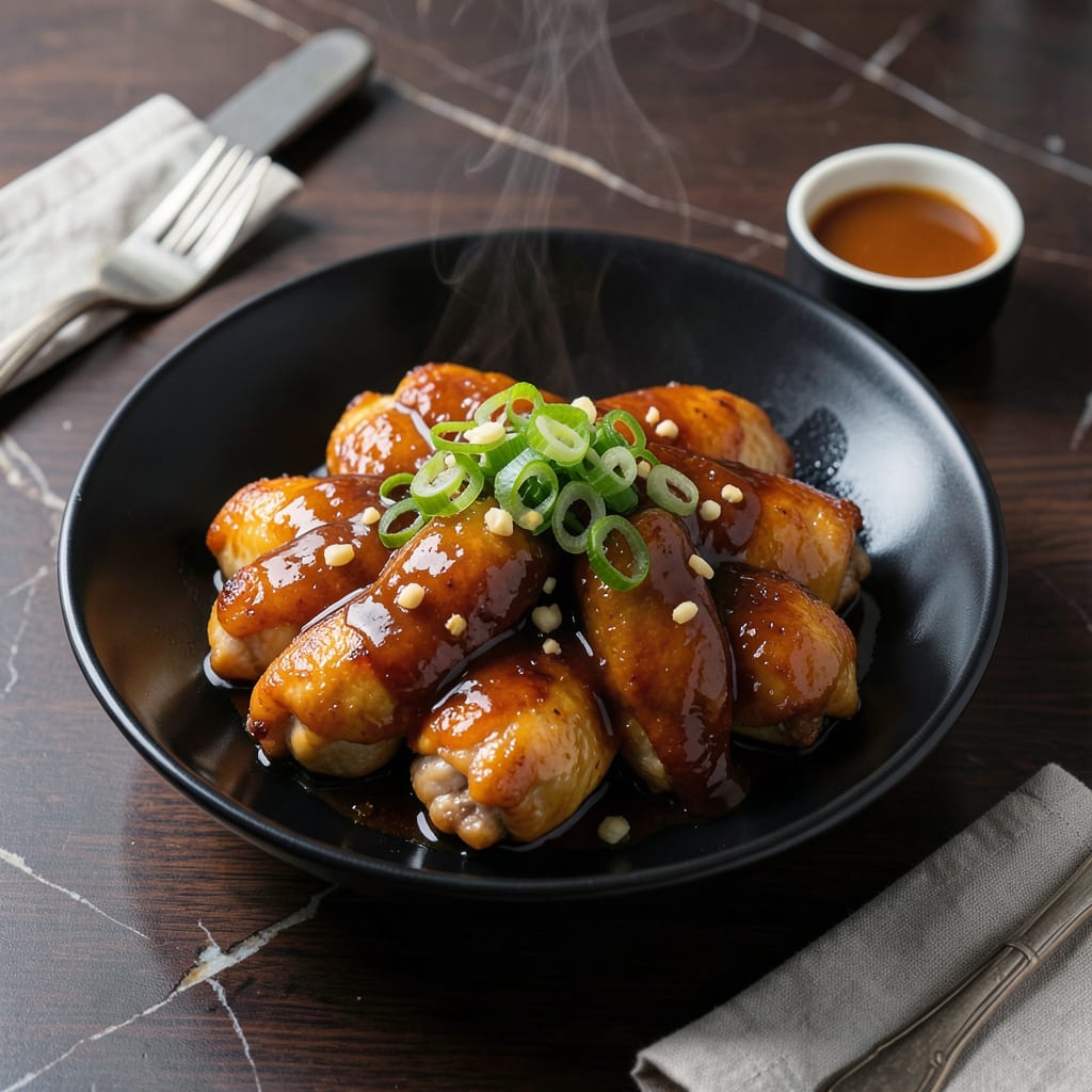 Visual representation of Chinese Honey Chicken Sauce Recipe: Sweet and Sticky Glaze for Takeout Style Dishes