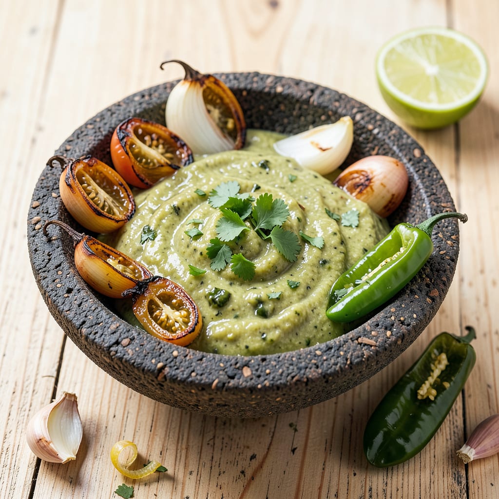 Complete Chuy’s Tomatillo Sauce Recipe: Tangy Green Goodness for Tacos and More overview image