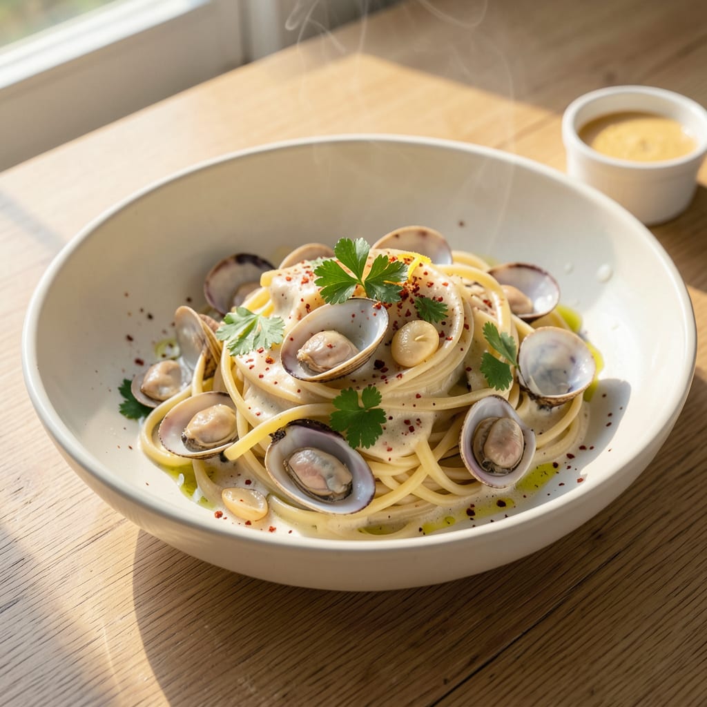 Clam Sauce Recipe With Fresh Clams: Briny, Garlicky Perfection in Minutes example with annotations