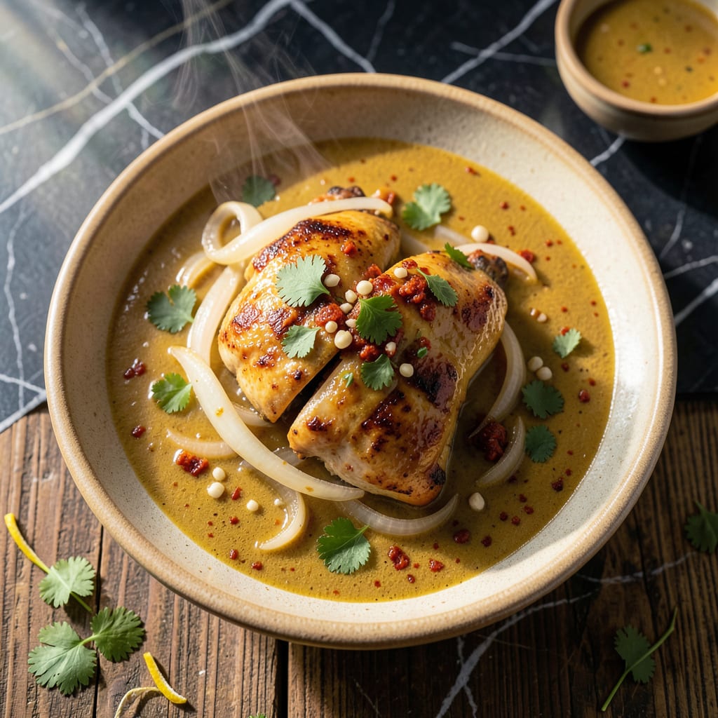 Complete Coconut Curry Sauce Recipe for Chicken: Thai Inspired Creamy Simmer overview image