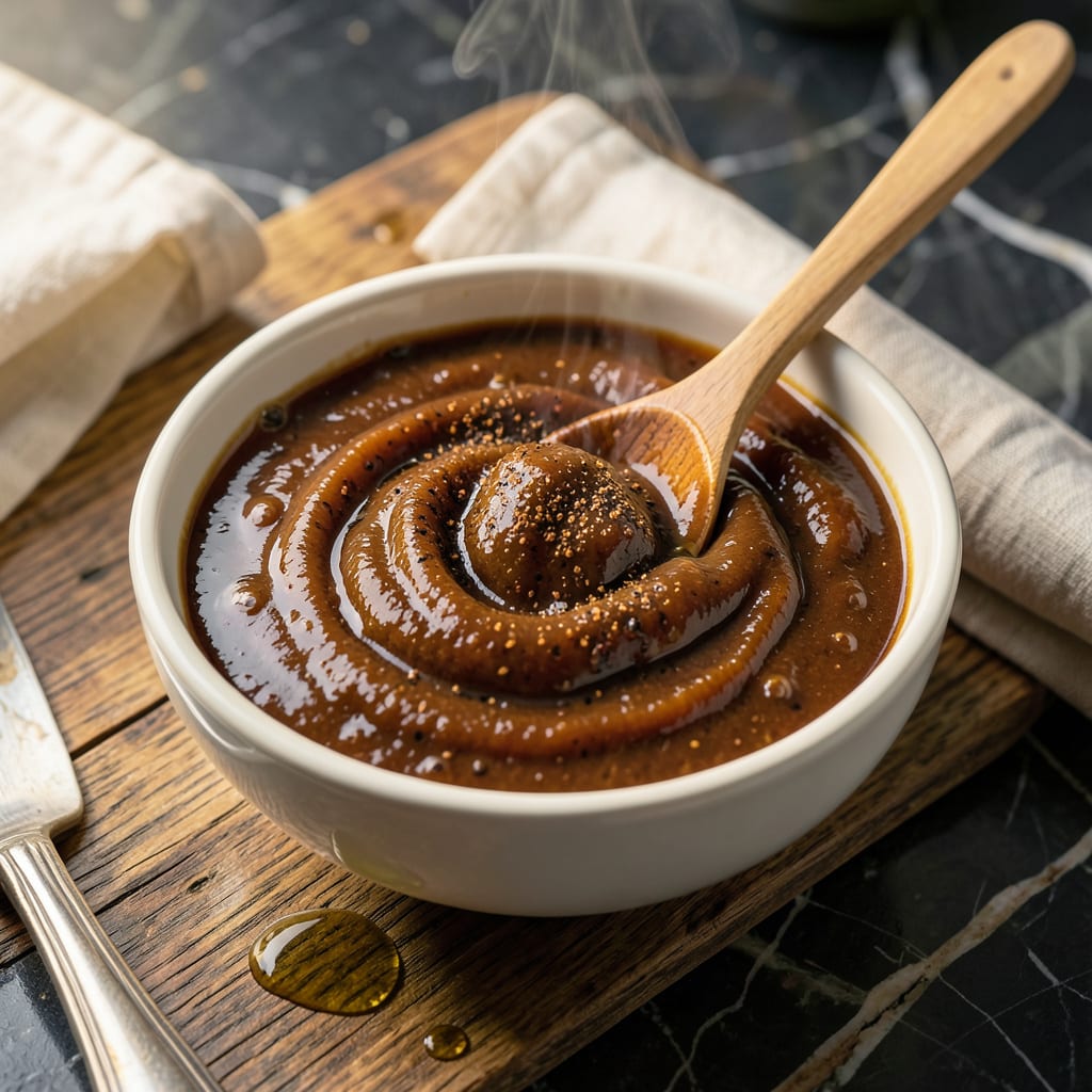 Copycat BBQ Sauce Recipe: Smoky Sweet Restaurant Quality Blend illustration with key details