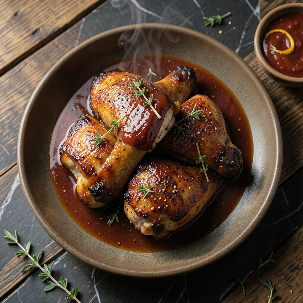 Visual representation of Cornell Barbecue Sauce Recipe Chicken: Grilled to Sticky Sweet Perfection