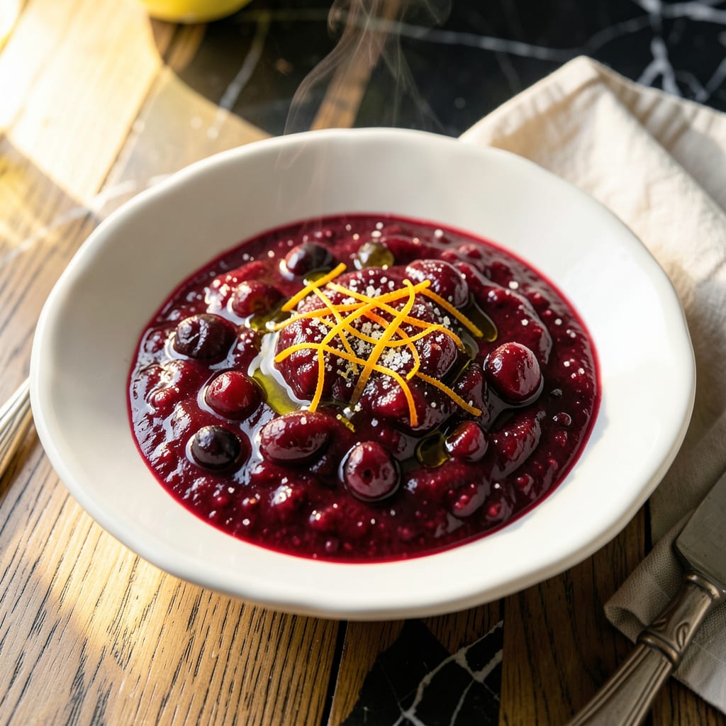 Cranberry Sauce Recipe With Lemon: Bright Tart Twist for Holiday Spreads illustration with key details