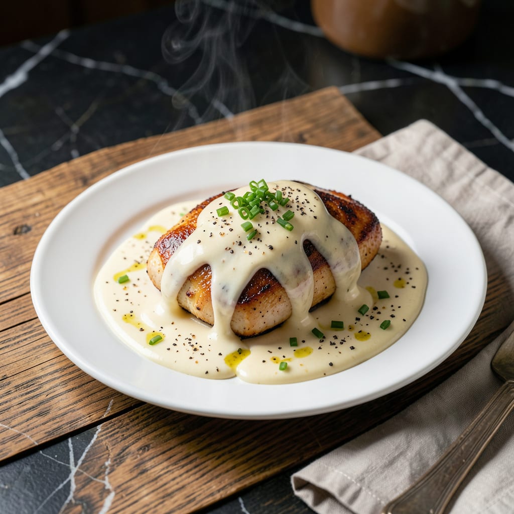 Complete Cream Cheese Sauce Recipe For Chicken: Luxuriously Smooth With Garlic and Herb Depth overview image