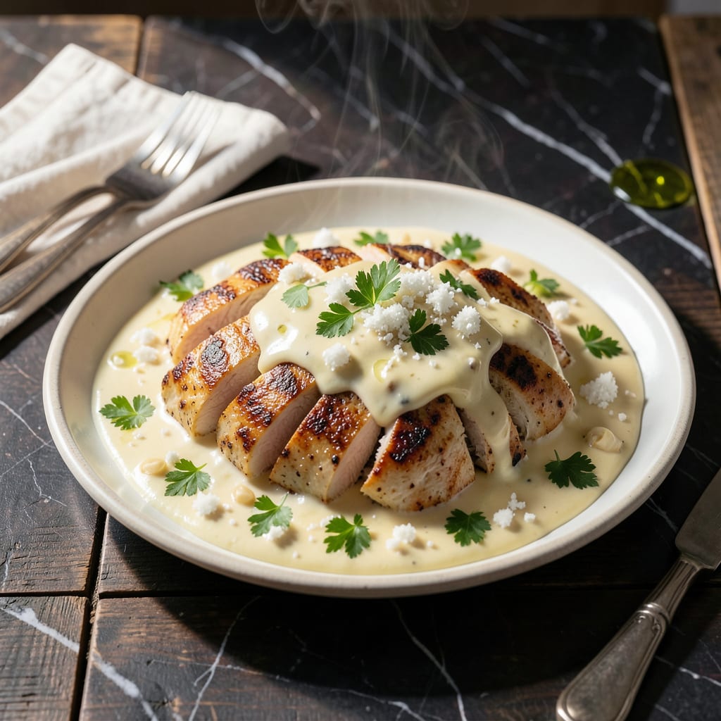 Complete Creamy Chicken Alfredo Sauce Recipe: Velvety Parmesan Bliss for Pasta overview image