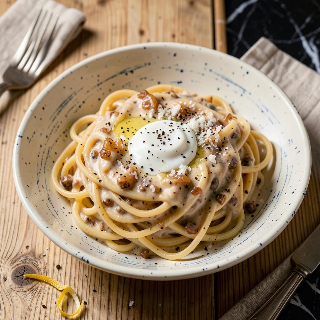 Creamy Spaghetti Sauce Recipe: Rich, Velvety Goodness in Minutes example with annotations