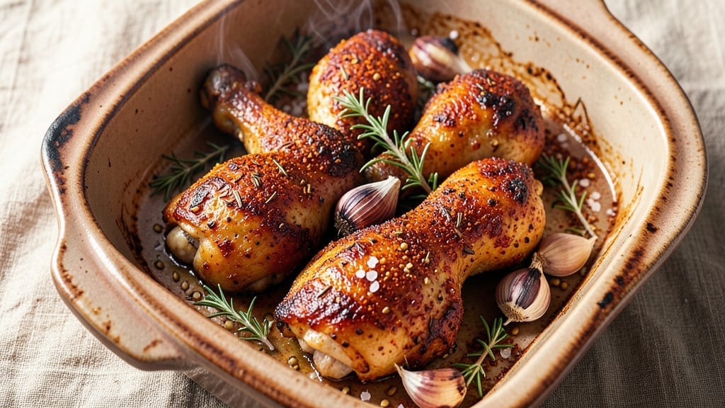 Chicken Drumstick Bake Recipe: Smoky Paprika Crust with Juicy Centers