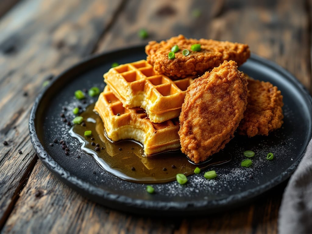 Chicken and Waffles Recipe: Southern Sweet-and-Savory Crunch Combo