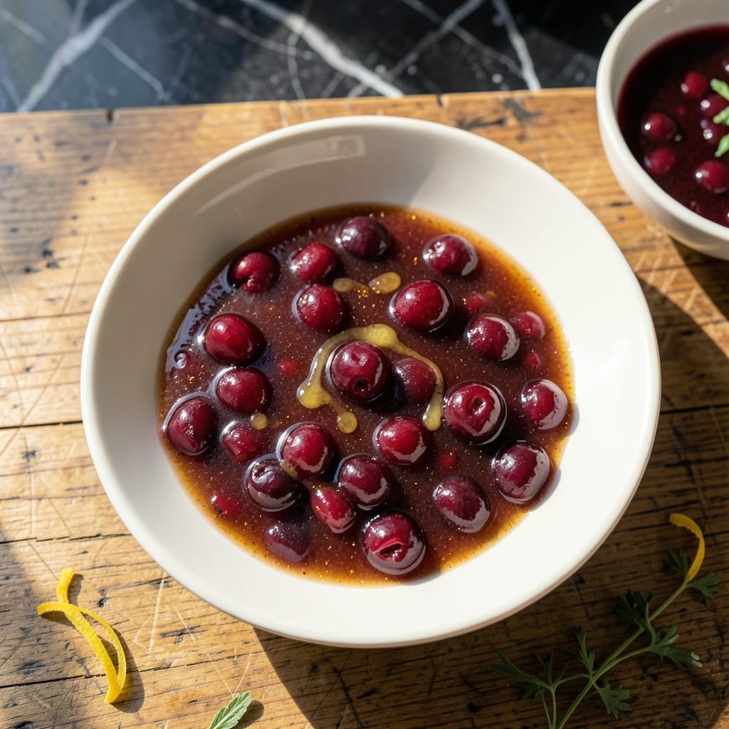 Sweet Cherry Sauce Recipe: Bright and Fruity Drizzle for Desserts