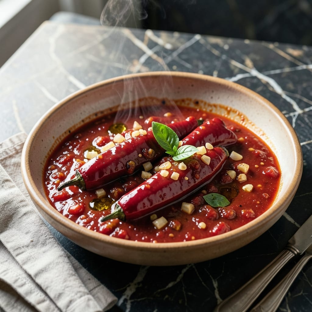 Oliverio Peppers in Sauce Recipe: Tangy Italian Peppers in Rich Tomato Base