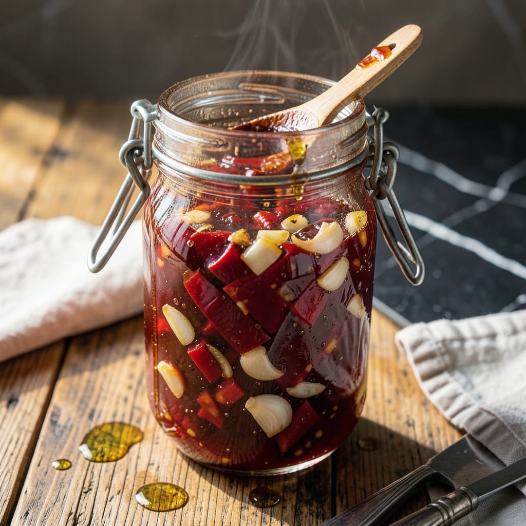 Fermented Hot Pepper Sauce Recipe: Fiery Depth From Natural Fermentation Fermented Hot Pepper Sauce Recipe: Fiery Depth From Natural Fermentation