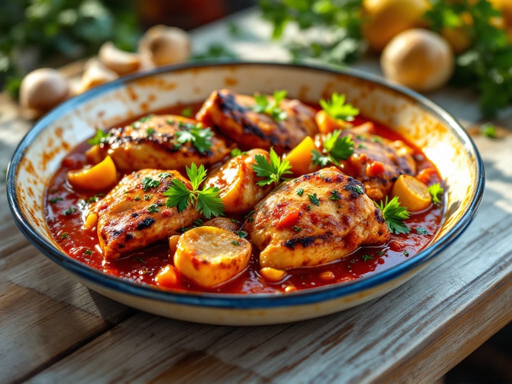 Canned Tomato Chicken Recipe: Simmered With Herbs and Garlic in One Pot