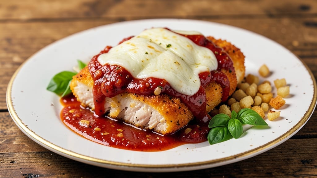 Olive Garden Copycat Chicken Parmigiana Recipe: Buttermilk-Battered Crispiness With Gooey Mozzarella
