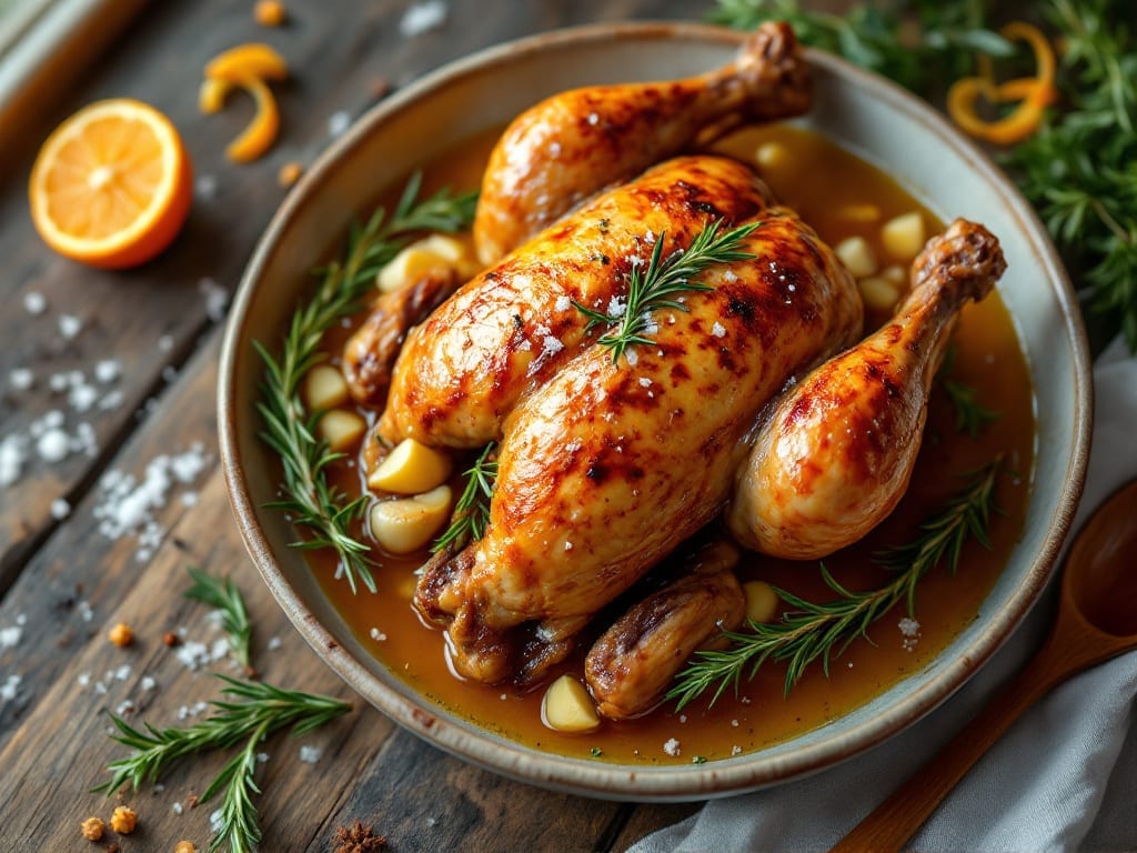 Martha Stewart's Chicken Recipe: Herb-Butter Roast With Golden Crust