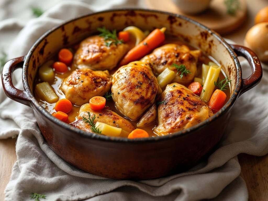 Chicken Pot Pie Recipe: Golden Crust, Velvety Filling in One Dish