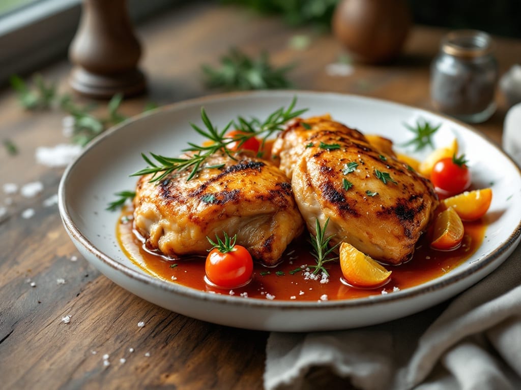 Tuscan-Style Chicken Thighs Recipe: Rosemary-Garlic Roast With Crispy Skin