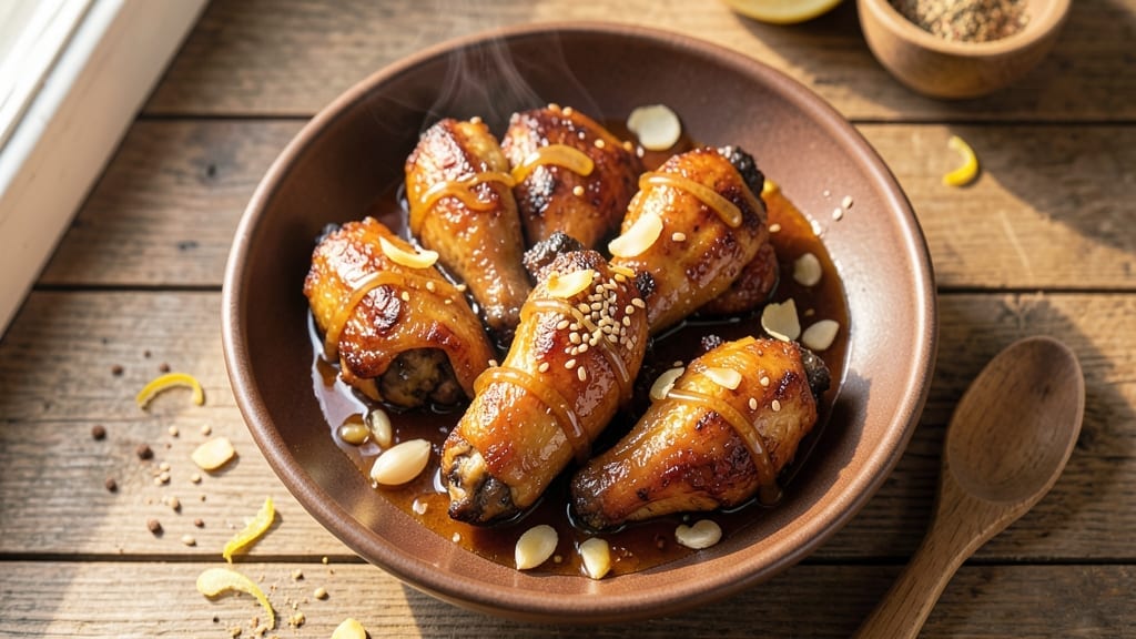Baked Chicken Wings With Honey Soy and Ginger Marinade Recipe: Glossy Glaze That Carries Spice and Sweetness