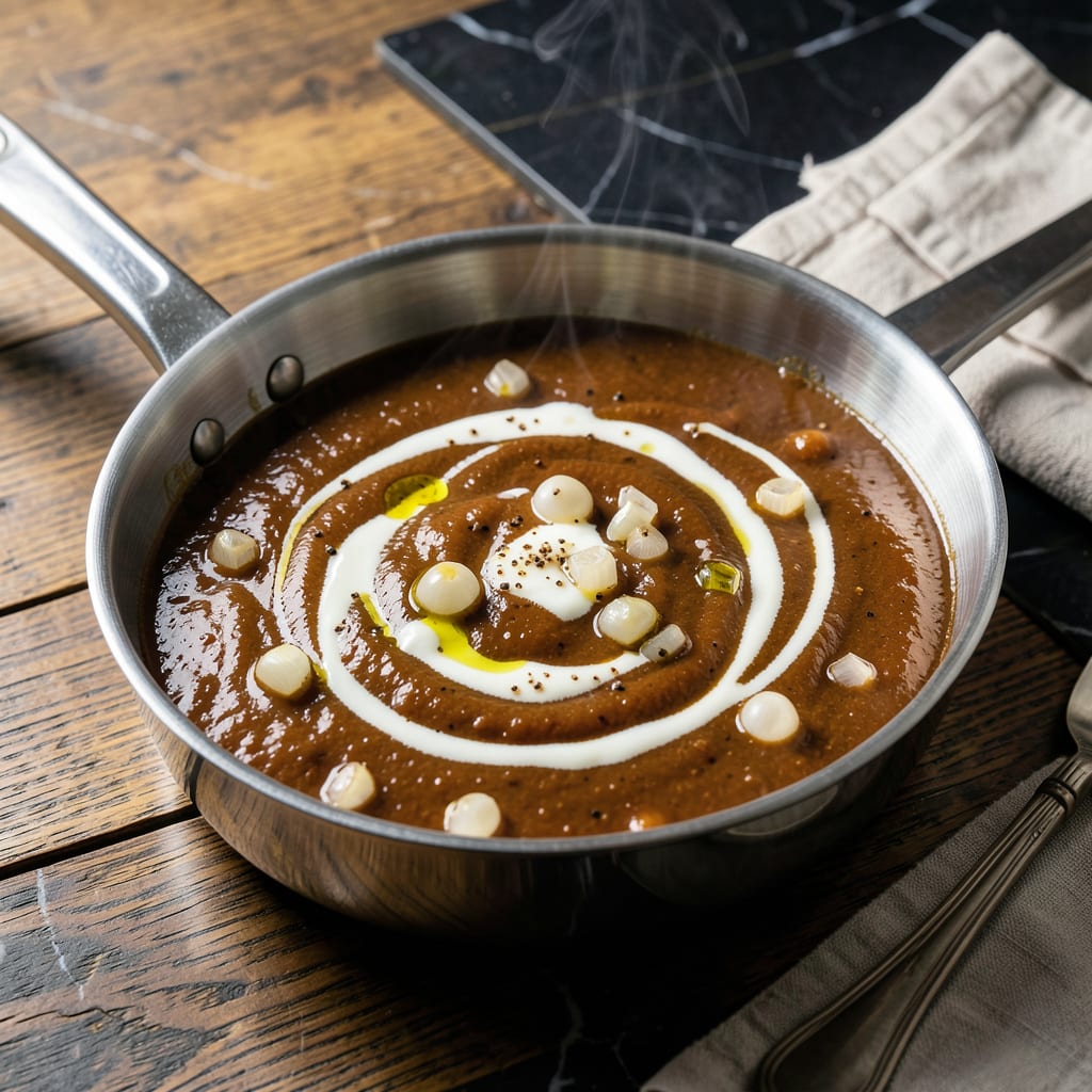 Visual representation of De Burgo Sauce Recipe: Buttery Wine Infused French Classic