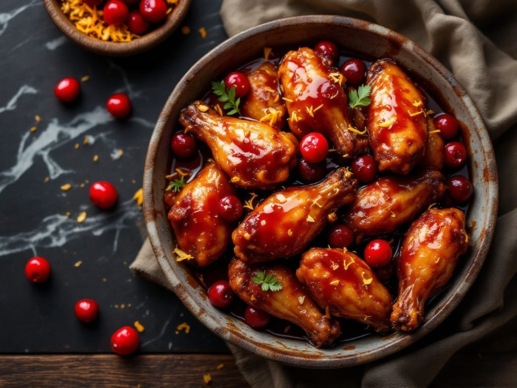 Cranberry Chicken Wings Recipe: Tart-Sweet Glaze That Sticks to Every Bite