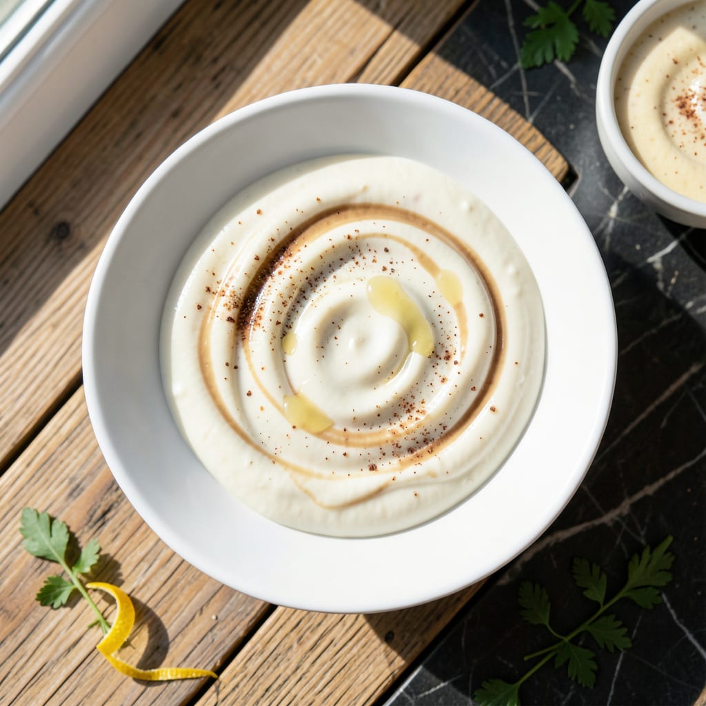 Del Taco White Sauce Recipe: Tangy Cream Drizzle for Tacos example with annotations