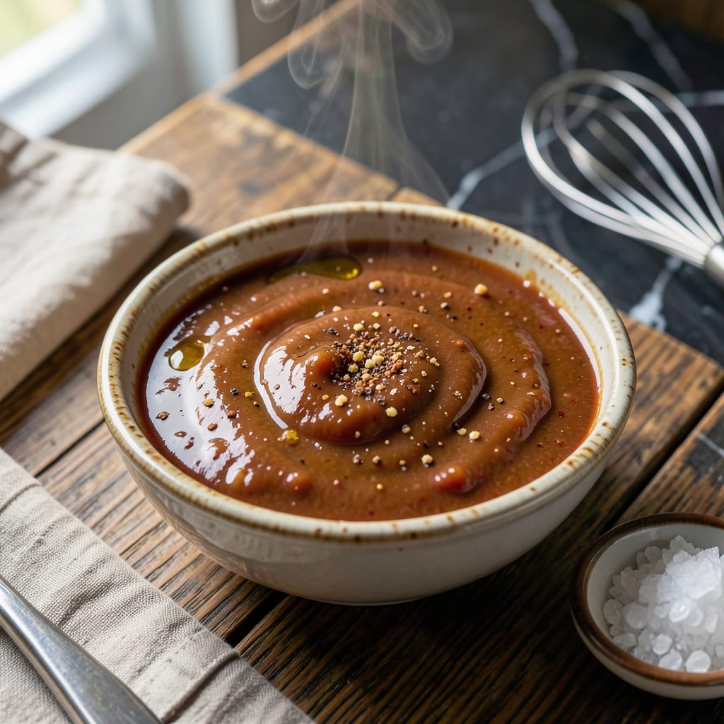Diabetic BBQ Sauce Recipe: Sugar Free Bold and Smoky Flavor illustration with key details