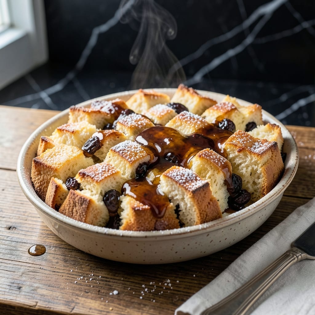 Bread Pudding With Whisky Sauce Recipe: Warm Custard Soaked With Boozy Drizzle