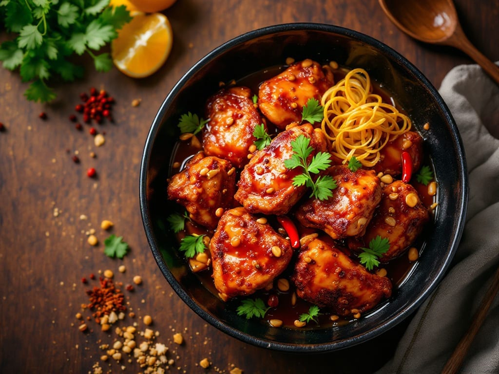 Szechuan Chicken Recipe: Fiery Peanut Butter Crunch That Stays Crispy