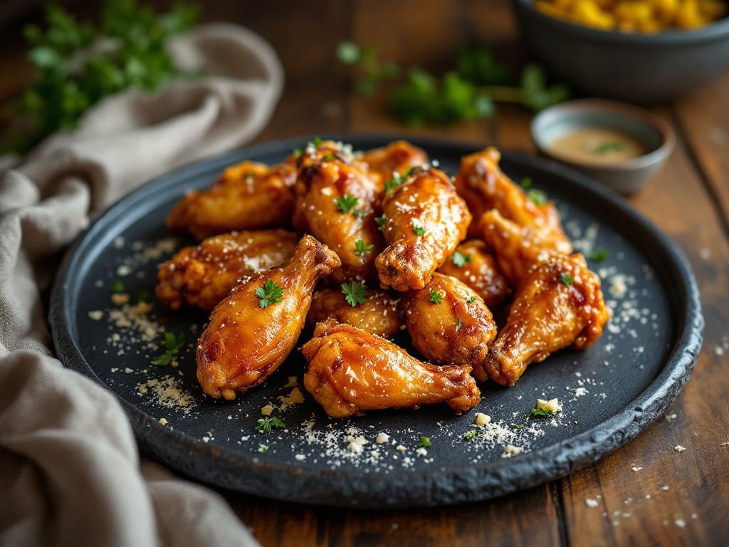 Mild Chicken Wings Recipe: Buttery Garlic Parmesan Crunch Without Heat