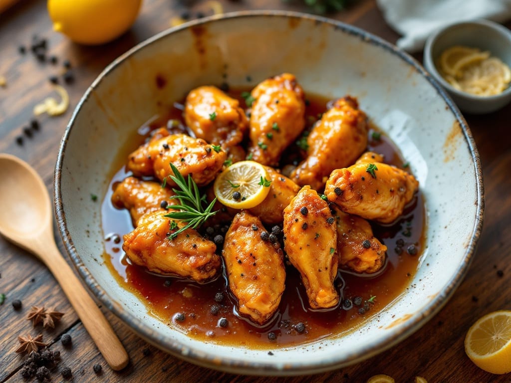 Honey Lemon Pepper Chicken Wings Recipe: Sticky-Glazed Crunch With Tangy Bite Honey Lemon Pepper Chicken Wings Recipe: Sticky-Glazed Crunch With Tangy Bite
