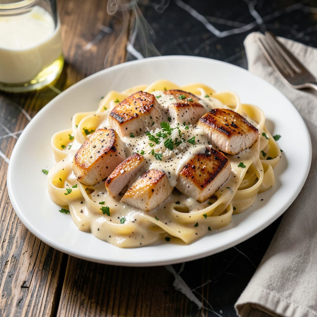 Comprehensive Easy Chicken Alfredo Recipe With Jar Sauce And Milk: Weeknight Creamy Indulgence visual reference