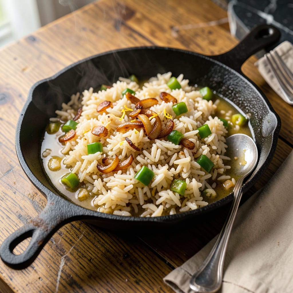 Visual representation of Easy Mexican Rice Recipe No Tomato Sauce: Fluffy and Flavorful in 25 Minutes
