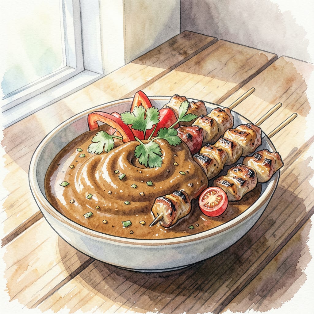 Complete Easy Satay Sauce Recipe: Creamy Peanut Flavor in Minutes overview image